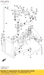 suzuki 1785340H00 tubo flessibile, cilindro i - Il fondo