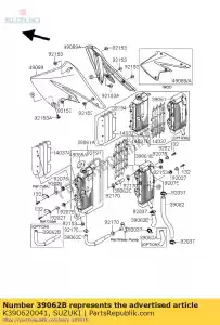 Suzuki K390620041 hose-cooling,ra - Bottom side