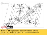 AP8163191, Aprilia, fork left, Used