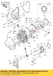 Aquí puede pedir perno, bridado, 5x8 zr800ads de Kawasaki , con el número de pieza 921540964: