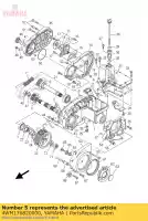 4WM176820000, Yamaha, roda dentada, acionamento por corrente yamaha xv 1600 1999 2000 2001 2002, Novo