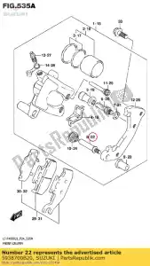 suzuki 5938700B20 tornillo - Lado inferior