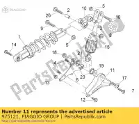 975121, Piaggio Group, Cuscinetto gilera nexus 500 1998 2006 2009, Nuovo