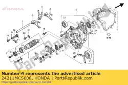 Here you can order the fork, fr. Gearshift from Honda, with part number 24211MCS000: