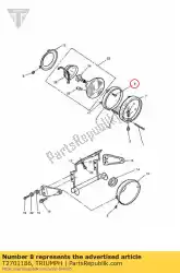 Qui puoi ordinare vite pan / hd m3 x 12 da Triumph , con numero parte T2701186: