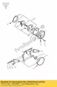 triumph T2701186 vite pan / hd m3 x 12 - Il fondo