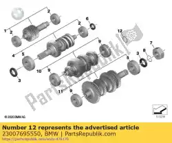 Here you can order the snap ring - 25x1. 3          from BMW, with part number 23007695550: