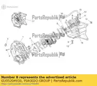 GU05204930, Piaggio Group, Tappo di sfiato moto-guzzi audace audace 1400 carbon abs bellagio breva breva v ie california eldorado eldorado 1400 abs (apac) eldorado 1400 abs (usa) griso griso s e griso v ie norge norge polizia berlino sport stelvio zgukdh00 zgulc000 zgulc001 zgulca00 zgulcb00 zgulc, Nuovo