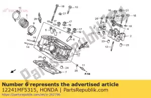 Honda 12241MF5315 guide, ex. valve (os) - Bottom side