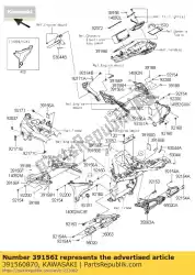 Here you can order the pad,cord cover zr800ads from Kawasaki, with part number 391560870: