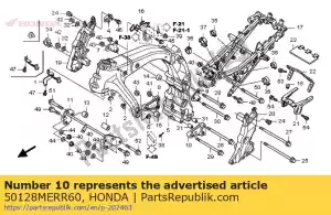 Honda 50128MERR60 bracket c, l. engine hang - Bottom side