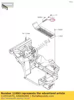 110531670, Kawasaki, 01 suporte, alavanca do acelerador kawasaki  400 2017 2018 2019 2020 2021, Novo