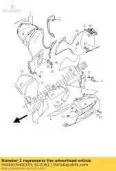 Aquí puede pedir carenado comp, un de Suzuki , con el número de pieza 9448015H00YAY: