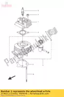 2DWE11110000, Yamaha, culasse, cylindre 1 yamaha cs cw ew 50 2005 2006 2007 2008 2009 2010 2011 2013 2014 2015 2016, Nouveau