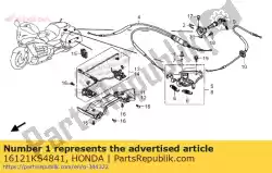Aqui você pode pedir o coleira, 5,2x13 em Honda , com o número da peça 16121KS4841: