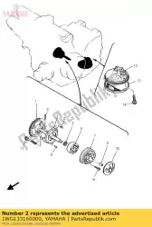 Ici, vous pouvez commander le couvercle, pompe auprès de Yamaha , avec le numéro de pièce 1WG133160000: