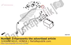 honda 32406MT4010 cover, starter magnetic terminal - Bottom side