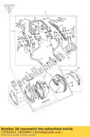 T2700443, Triumph, odb?y?nik owalny czerwony triumph america carbs america efi bonneville & bonneville t100 carbs bonneville & bonneville t100 efi bonneville efi > 380776 bonneville from vin 380777 & se bonneville from vin 380777/ se bonneville t100 efi daytona 675 from vin 381275 day, Nowy