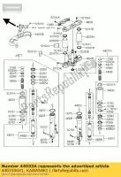 440330041, Kawasaki, forcella-forcella vn2000h8f kawasaki vn 2000 2008 2009 2010, Nuovo