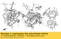 Aqui você pode pedir o nenhuma descrição disponível no momento em Honda , com o número da peça 11100MAW600: