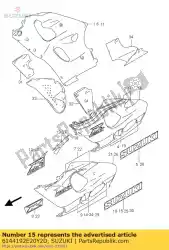 Tutaj możesz zamówić emblemat ? Suzuki? Od Suzuki , z numerem części 6144192E20Y2D: