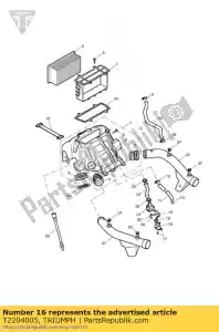 triumph T2204005 pijpomleiding - Onderkant