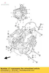 Here you can order the bolt,union from Suzuki, with part number 0936008011: