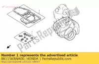 06115KRNA00, Honda, folha de junta kit b honda crf 250 2004 2005 2006 2007, Novo