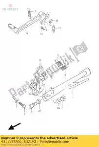 suzuki 4311133E00 peda?, hamulec - Dół