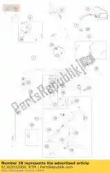 Tutaj możesz zamówić reprezentant. Zestaw t? Oka d = 12mm od KTM , z numerem części 61302032000: