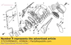 Here you can order the case, r. Air cleaner from Honda, with part number 17231MENA31: