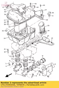 yamaha 1FK135960000 koppeling, carburateur 2 - Onderkant