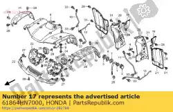Here you can order the guide r,eng air from Honda, with part number 61864HN7000: