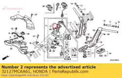 Qui puoi ordinare resta, accoppiatore da Honda , con numero parte 32127MCAA61: