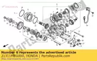 21311MEG000, Honda, podk?adka ko?cowa pó?osi (0,40) honda nsa nt vt 700 750 2004 2005 2006 2007 2008 2009 2010 2011 2012 2013, Nowy