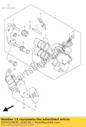 Qui puoi ordinare set di pad e shim da Suzuki , con numero parte 5930233830: