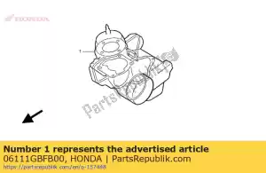 Honda 06111GBFB00 gasket kit - Bottom side