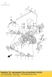 Here you can order the o ring from Suzuki, with part number 1327810G00: