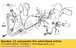 Tutaj możesz zamówić ustaw ilust, l hndl od Honda , z numerem części 53166KCR000: