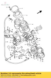 Here you can order the case ,meter from Suzuki, with part number 3411117E10: