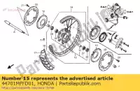 44701MFFD01, Honda, obr?cz, fr. ko?o honda xl 700 2008 2009 2010 2011, Nowy