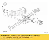 11241465005, BMW, connecting rod - 421-424,9g/3xws bmw  1200 1996 1997 1998 1999 2000 2001 2002 2003 2004, New