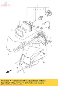 yamaha 32D847260000 tornillo - Lado inferior