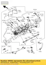 pijp-injectie van Kawasaki, met onderdeel nummer 490560024, bestel je hier online: