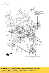 Qui puoi ordinare getto, ago da Suzuki , con numero parte 1334101DN0: