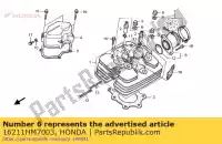 16211HM7003, Honda, isolateur, carburateur honda trx trxfw fourtrax foreman 400, Nouveau