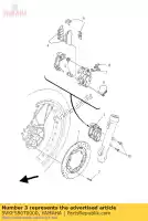 5VKF580T0000, Yamaha, pinza de montaje (izquierda) yamaha xt xtr 660, Nuevo