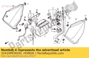 Honda 32410ML4000 cable, arranque motor - Lado inferior