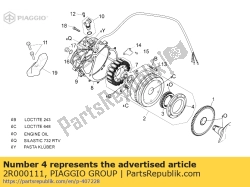 Aprilia 2R000111, Brida, OEM: Aprilia 2R000111