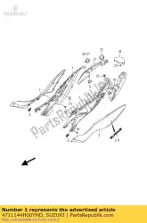 deksel, frame, r (s van Suzuki, met onderdeel nummer 4711144H00YMD, bestel je hier online: